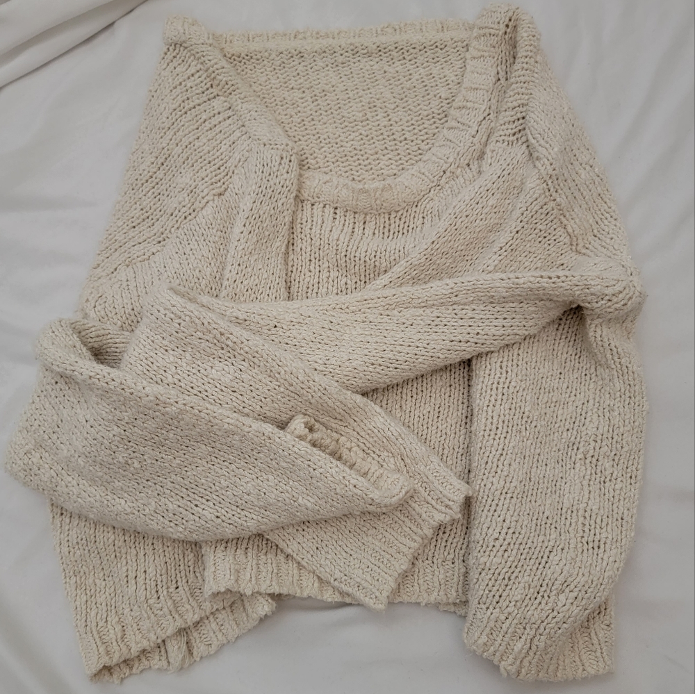 Cropped Knit Sweater